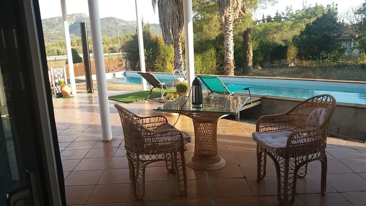 Villa los Angeles avec Piscine privée Sant Mateu Exterior foto
